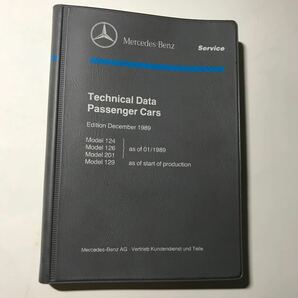 Mercedes-Benz R129 SL-Class Technical Data Bookメルセデス ベンツ R129 SLクラス テクニカルデータ サービスブック マニュアル 整備書