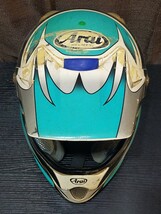 1円～ Arai アライヘルメット オフロードヘルメット ヘルメット　ジャンク品　レトロ_画像2