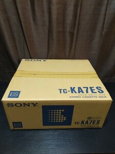 激安 1円～ 未開封 SONY ソニー 最高峰ステレオカセットデッキ TC-KA7ES カセットテープレコーダー (撮影の為、開封しました。)