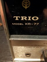 1円～ TRIOトリオ FM/AMレシーバーアンプ KR-77 中古 _画像9