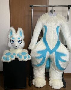 着ぐるみ　狼　ファースーツ　アトラク　自作　ハンドメイド　ケモノ　けもの