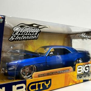 Jada Toys 1/24 Chevy Camaro Ss 1969 Dub City Bigtime Muscle Shabikamaro Chevrolet Custom American Car Mini Car Model автомобиль