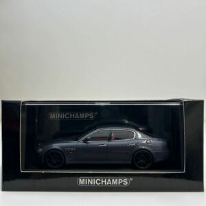 MINICHAMPS 1/43 Maserati Quattroporte Sport S 2009 Grey Metallic ミニチャンプス マセラティ クワトロポルテ クアトロポルテ ミニカー