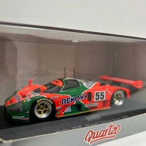 Quartzo 1/43 MAZDA 787B Le Mans 24h Winner 1991 #55 マツダ ルマン24時間レース 優勝車 ミニカー モデルカー 