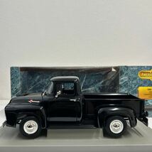 ERTL AMERICAN MUSCLE 1/18 FORD F-100 1956 Black アーテル アメリカンマッスル フォード ピックアップトラック ミニカー モデルカー_画像2