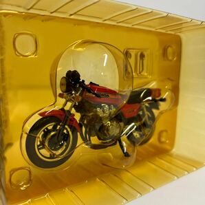 アオシマ シークレット 少年マガジン 1/24 カスタムバイクコレクション バリバリ伝説 巨摩郡 HONDA CB750F 前期 丸ミラー 旧車 ミニカーの画像8