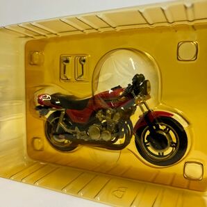 アオシマ シークレット 少年マガジン 1/24 カスタムバイクコレクション バリバリ伝説 巨摩郡 HONDA CB750F 前期 丸ミラー 旧車 ミニカーの画像5