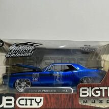 Jada TOYS 1/24 Plymouth Cuda 1970 Veilside DUB CITY BIGTIME プリマス クーダ ヴェイルサイド カスタム アメ車 ミニカー モデルカー_画像10