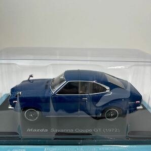 アシェット 国産名車コレクション 1/24 #79 MAZDA SAVANNA COUPE GT 1972 マツダ サバンナ クーペ 旧車 ミニカー モデルカー RX-3の画像3