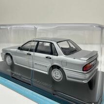 アシェット 国産名車コレクション 1/24 MITSUBISHI Galant VR-4 1987 三菱ギャラン シルバー ミニカー モデルカー_画像4