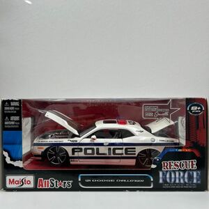 Maisto 1/24 DODGE CHALLENGER POLICE CAR マイスト ダッジ チャレンジャー ポリスカー パトカー アメ車 ミニカー モデルカー