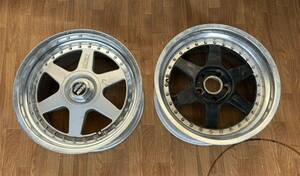 SSR HASEMI PROT-S HP 17x9JJ/Gタイプ/Fタイプ/PCD114.3/5H /ET+25/ハブ径約73mm/Fタイプの方のリムが多少深い　ジャンク品扱い　