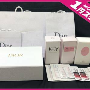 『8SS個03025F』1円スタート Dior ディオール 香水3点 サンプル紙袋等まとめ Miss Dior RoseN’Roses JOY INTENSE Forever and ever 開封済の画像1