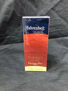 『HM藤個03010F』１円スタート 香水 Christian Dior / クリスチャンディオール Fahrenheit EAU DE TOILETTE 100ml 中古　未開封 