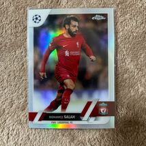 Mohamed Salah - Topps Chrome Uefa club competitions UCC 2022/2023 - Refractor シルバー - Liverpool リバプール_画像1