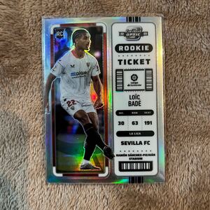 Loic Bade 2022-23 Panini Chronicles La Liga - Contenders Rookie Ticket silver prizm - Sevilla FC ルーキー　RC