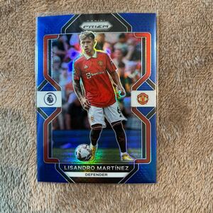 Lisandro Martinez - 2022-23 PANINI PRIZM premier league - blue prizm 175シリ - Manchester United マンチェスター　アルゼンチン