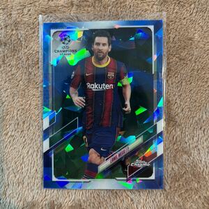 Lionel Messi メッシ LEO 2020-21 Topps TOPPS CHROME Uefa Club competitions Sapphire - FC Barcelona バルサ　アルゼンチン　Argentina