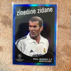 Zinedine Zidane - Topps Chrome UCC 2022/2023 - 1959 Topps Blue refractor 150シリ　インサイドカード Real Madrid