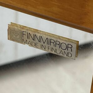 北欧家具 FINNMIRROR アンティーク ビンテージミラー 姿見 鏡 MAKISEN KUVASTIN OY VAMMALA FINLAND フィンランド製 インテリア 即日発送の画像2