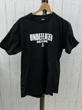 UNDEFEATED Tシャツ ブラック Lサイズ メンズ 半袖 プリントTシャツ ATHLETIC GOODS 丸首 アメカジ LOS ANGELES 即日発送_画像1