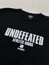 UNDEFEATED Tシャツ ブラック Lサイズ メンズ 半袖 プリントTシャツ ATHLETIC GOODS 丸首 アメカジ LOS ANGELES 即日発送_画像3