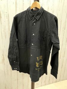 UNDERCOVER スウェット切替シャツ ブラック Ｍサイズ ドッキングシャツ スウェット シャツ 初期 裏原系 アンダーカバー 高橋盾 即日発送