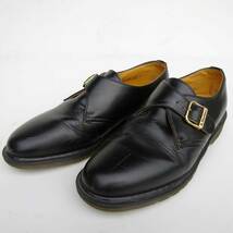 廃版　英国製 ドクターマーチン モンクストラップ シューズ 黒 UK8 26.5cm Dr.Martens MADE IN ENGLAND メンズ 靴_画像10