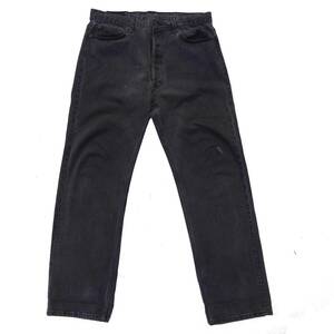 送料込み　良品　522刻印 90s USA製 Levis 501 ブラック W38L32 ビンテージ 黒 グレー　リーバイス 501-0660 後染め 94年製米国製