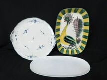 M912★Rosenthal studioーlinie VILLEROY&BOCH ローゼンタール ビレロイ&ボッホ 3点 プレート 陶器 お皿★送料780円〜_画像1