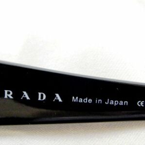 K118★PRADA サングラス SPR22H 5816 1AB-5D1 140 JP0194007 ブラック×シルバー 鑑定済み カード ケース 箱付き プラダ★590円〜の画像8