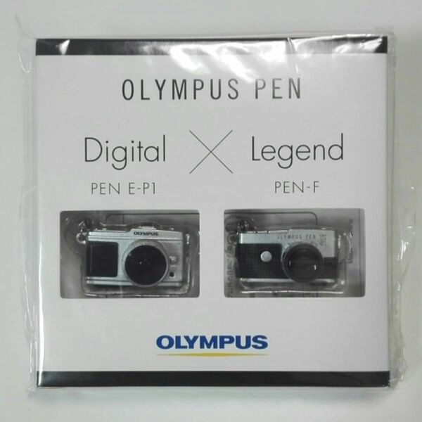 【OLYMPUS】ミニチュアカメラキーホルダー(2機種1セット)