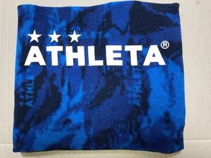 【ATHLETA】アスレタ ネックウォーマー 青系★マフラー 首巻き