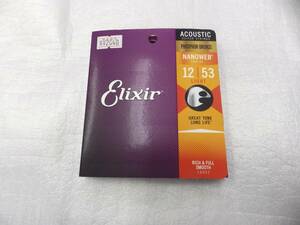 ELIXIR エリクサー アコースティックギター弦 NANOWEB Phosphor Bronze Light #16052 フォスファーブロンズ ライトゲージ 国内正規品