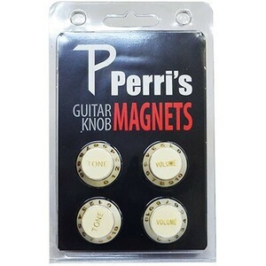Perri's ペリーズ　ギターノブ マグネット GUITAR KNOB MAGENTS WHITE　ホワイト GNM-02　オシャレなマグネット