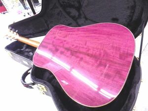  super ultra rare made number barely 5ps.@ made in Japan new goods Morris Morris all single board acoustic guitar M-104PH purple Heart Lynn dou in Ray 