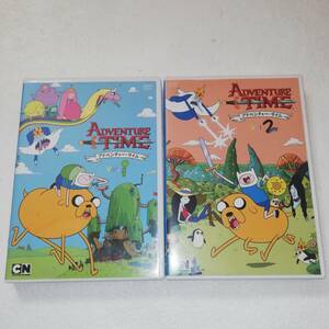 ◆アドベンチャータイム シーズン1 Vol.１ Vol.2 ◆セル版 中古品 ◆DVDディスク計2枚 ◆ADVENTURE TIME ◆送料無料