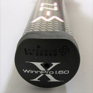 winn WPXB-BK/RD パターグリップ ウィン pro x 1.60 ビッグサイズ 黒 赤 ブラック レッド ノンテーパー 新品 送料無料の画像4