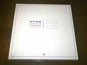 ●スティング／STING【ACOUSTIC LIVE IN NEW CASTLE】CD+BOOK／美品●