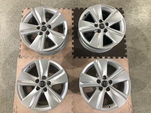 中古【純正品】ハリアー純正アルミホイール　17×7.0J 114.3-5H +39 ハブ径60mm　4本セット　スタッドレス用、車検用にオススメ！！