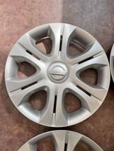 【中古】ノート　純正スチールホイール 14×5.5J　100-4H　インセット40　ハブ径60mm ☆４本セット☆_画像8