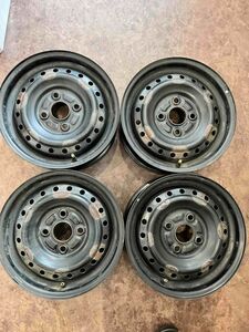 【中古】ダイハツ　パッソ純正スチールホイール　13×4.5J　100-4H　インセット35　ハブ径54mｍ　☆４本セット☆