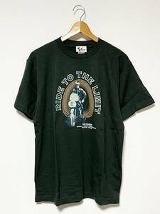 未使用/2006★MOTOGP DORNA バイク Tシャツ ダークグリーン M ビンテージ