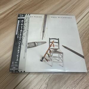 ポール マッカートニー/パイプス オブ ピース 紙ジャケ SHM-CD 生産限定盤 帯2種 UICY-78560