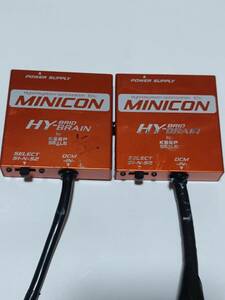 中古 USED プリウスZVW50/51/55/52 サブコンピュータ HYBRAIN MINICON & MINICON-ADVAVCEDセット(2個１セット)