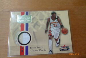 2001 FLEER JASON TERRY ジャージーカード