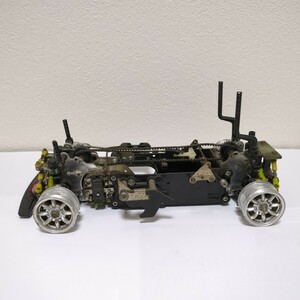 タミヤミニクーパー シャーシ 部品取りメカ無しジャンク品４ＷＤ