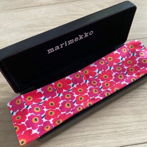 マリメッコ メガネケース メガネ拭き付き marimekko 