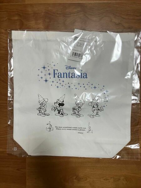 銀座三越　ファンタジア ミッキー　魔法使いの弟子 トートバッグ 白