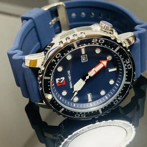 新作 メンズ腕時計 シチズンオマージュ ダイバー ズウォッチ カレンダー ベゼル可動 スーツ 防水腕時計 人気モデル 1288gの画像3